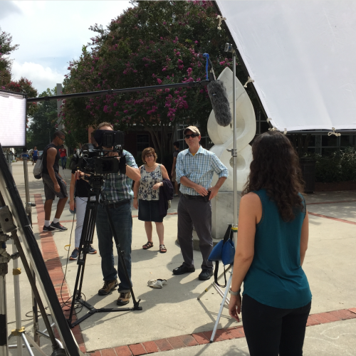 Georgia Tech outdoor interviews