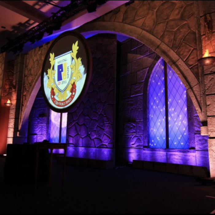 Hogwarts Inspired stage set