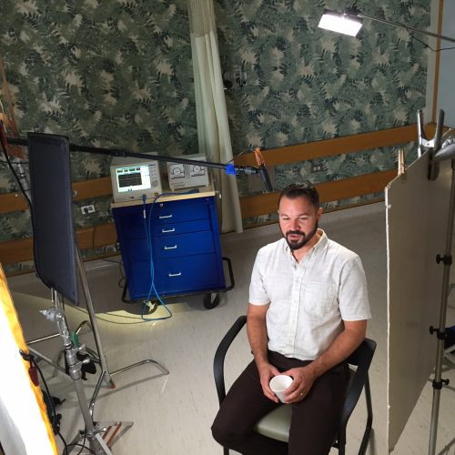 Interview Set up at Hospital