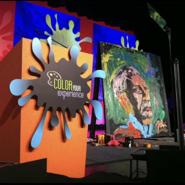 Las Vegas Art Themed Stage