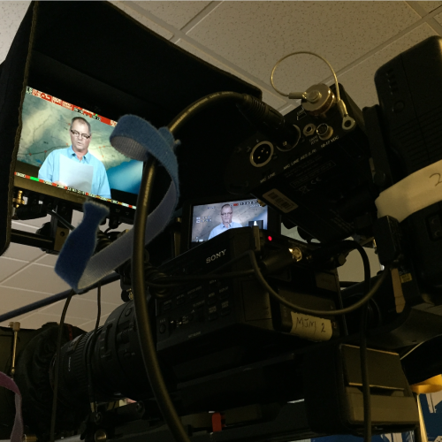 Sony Camera with Sound Devices mixer