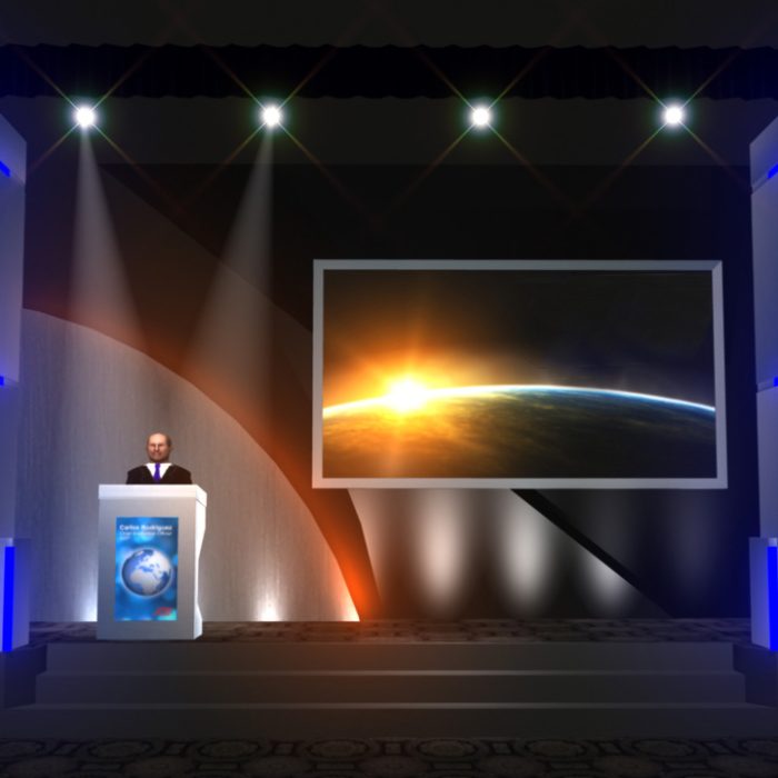 Waldorf Astoria Concept Render to Sell client on Stage look