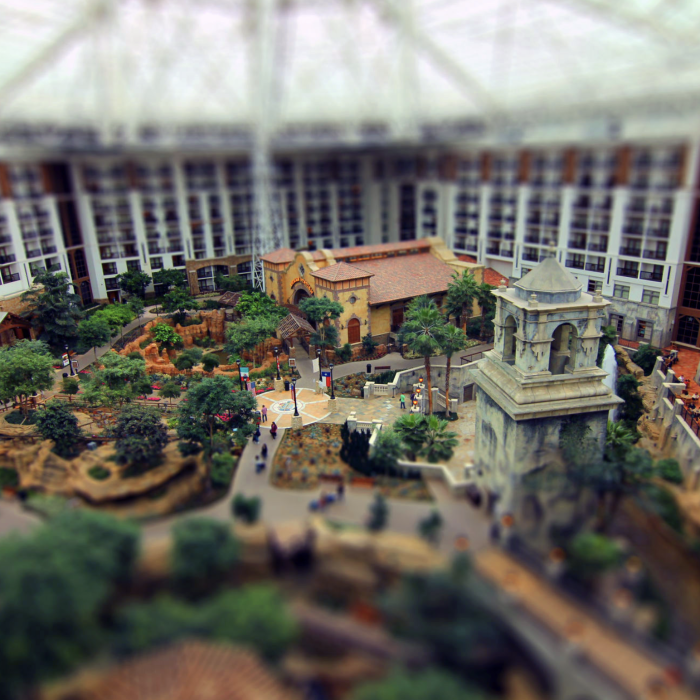 tilt shift effect at Gaylord Texan Conference Production