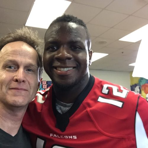 with NFL Player Mohamed Sanu